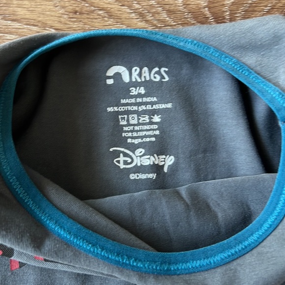 Mickey Mouse rags size 3/4 - Picture 3 of 3